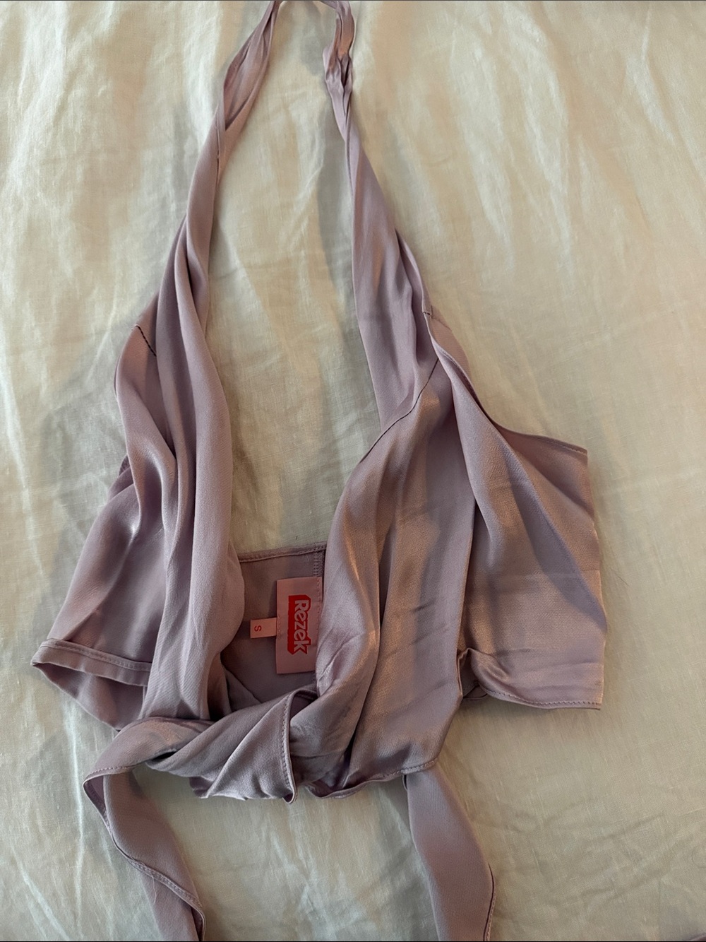 Rezek Studio Tie Front Top